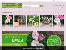 Tablet Screenshot of naturseifen-laedle.com